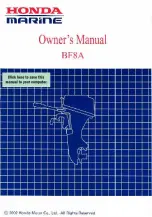 Preview for 1 page of Honda Marine BF8A Owner'S Manual