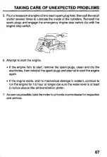 Предварительный просмотр 69 страницы Honda Marine BF8A Owner'S Manual