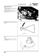 Предварительный просмотр 37 страницы Honda MB100 Service Manual