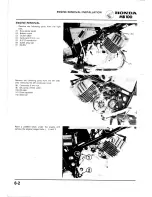 Предварительный просмотр 58 страницы Honda MB100 Service Manual