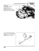 Предварительный просмотр 143 страницы Honda MB100 Service Manual