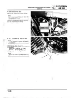 Предварительный просмотр 168 страницы Honda MB100 Service Manual