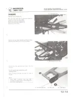 Preview for 201 page of Honda MBX125F Workshop Manual