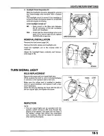 Предварительный просмотр 285 страницы Honda Metropolitan CHF50 Service Manual