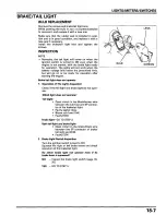 Предварительный просмотр 287 страницы Honda Metropolitan CHF50 Service Manual