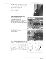 Предварительный просмотр 293 страницы Honda Metropolitan CHF50 Service Manual