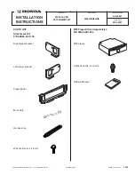 Предварительный просмотр 1 страницы Honda MP3 PLAYER ATTACHMENT KIT Installation Instructions