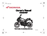 Honda MSX125 2017 Owner'S Manual preview