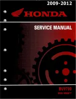 Preview for 1 page of Honda MUV700 big red Service Manual