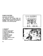 Предварительный просмотр 22 страницы Honda MVX250F Owner'S Manual