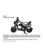 Preview for 3 page of Honda NAVI 2016 Owner'S Manual