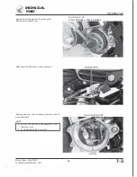 Предварительный просмотр 64 страницы Honda NHSO aeroBO 1983 Shop Manual