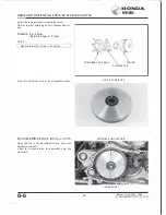 Предварительный просмотр 73 страницы Honda NHSO aeroBO 1983 Shop Manual