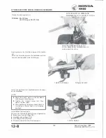 Предварительный просмотр 117 страницы Honda NHSO aeroBO 1983 Shop Manual