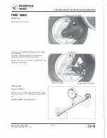 Предварительный просмотр 118 страницы Honda NHSO aeroBO 1983 Shop Manual