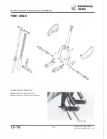 Предварительный просмотр 125 страницы Honda NHSO aeroBO 1983 Shop Manual