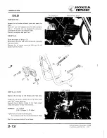 Предварительный просмотр 31 страницы Honda Nighthawk CB750SC 1984 Shop Manual