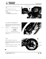 Предварительный просмотр 46 страницы Honda Nighthawk CB750SC 1984 Shop Manual