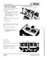 Предварительный просмотр 89 страницы Honda Nighthawk CB750SC 1984 Shop Manual