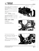 Предварительный просмотр 120 страницы Honda Nighthawk CB750SC 1984 Shop Manual