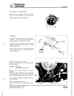 Предварительный просмотр 122 страницы Honda Nighthawk CB750SC 1984 Shop Manual