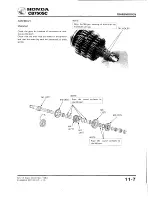 Предварительный просмотр 154 страницы Honda Nighthawk CB750SC 1984 Shop Manual