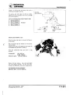 Предварительный просмотр 168 страницы Honda Nighthawk CB750SC 1984 Shop Manual