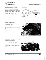 Предварительный просмотр 184 страницы Honda Nighthawk CB750SC 1984 Shop Manual