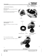 Предварительный просмотр 201 страницы Honda Nighthawk CB750SC 1984 Shop Manual