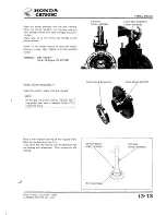 Предварительный просмотр 204 страницы Honda Nighthawk CB750SC 1984 Shop Manual