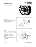 Предварительный просмотр 223 страницы Honda Nighthawk CB750SC 1984 Shop Manual