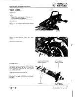 Предварительный просмотр 260 страницы Honda Nighthawk CB750SC 1984 Shop Manual