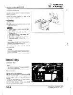 Предварительный просмотр 291 страницы Honda Nighthawk CB750SC 1984 Shop Manual