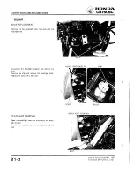 Предварительный просмотр 311 страницы Honda Nighthawk CB750SC 1984 Shop Manual