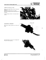 Предварительный просмотр 315 страницы Honda Nighthawk CB750SC 1984 Shop Manual