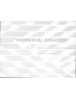 Honda NS400R Owner'S Manual предпросмотр