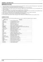 Предварительный просмотр 6 страницы Honda NSA700A DN-1 2009 Service Manual