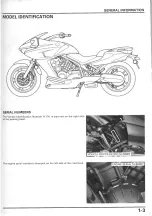 Предварительный просмотр 7 страницы Honda NSA700A DN-1 2009 Service Manual