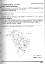 Предварительный просмотр 41 страницы Honda NSA700A DN-1 2009 Service Manual