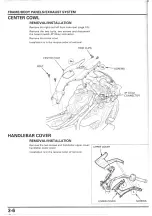 Предварительный просмотр 69 страницы Honda NSA700A DN-1 2009 Service Manual