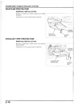 Предварительный просмотр 73 страницы Honda NSA700A DN-1 2009 Service Manual