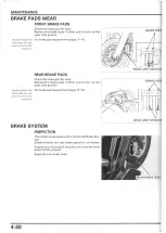 Предварительный просмотр 103 страницы Honda NSA700A DN-1 2009 Service Manual