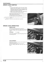 Предварительный просмотр 105 страницы Honda NSA700A DN-1 2009 Service Manual