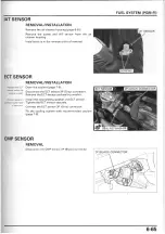 Предварительный просмотр 190 страницы Honda NSA700A DN-1 2009 Service Manual