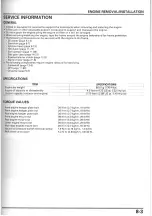 Предварительный просмотр 222 страницы Honda NSA700A DN-1 2009 Service Manual