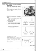 Предварительный просмотр 252 страницы Honda NSA700A DN-1 2009 Service Manual