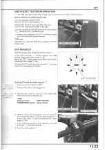 Предварительный просмотр 299 страницы Honda NSA700A DN-1 2009 Service Manual