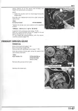 Предварительный просмотр 343 страницы Honda NSA700A DN-1 2009 Service Manual