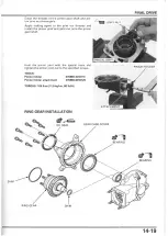 Предварительный просмотр 442 страницы Honda NSA700A DN-1 2009 Service Manual