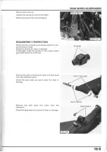 Предварительный просмотр 505 страницы Honda NSA700A DN-1 2009 Service Manual